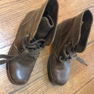 Fly London brown lace boot